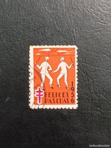 Selos: Viñeta contra tuberculosis. Año 1956